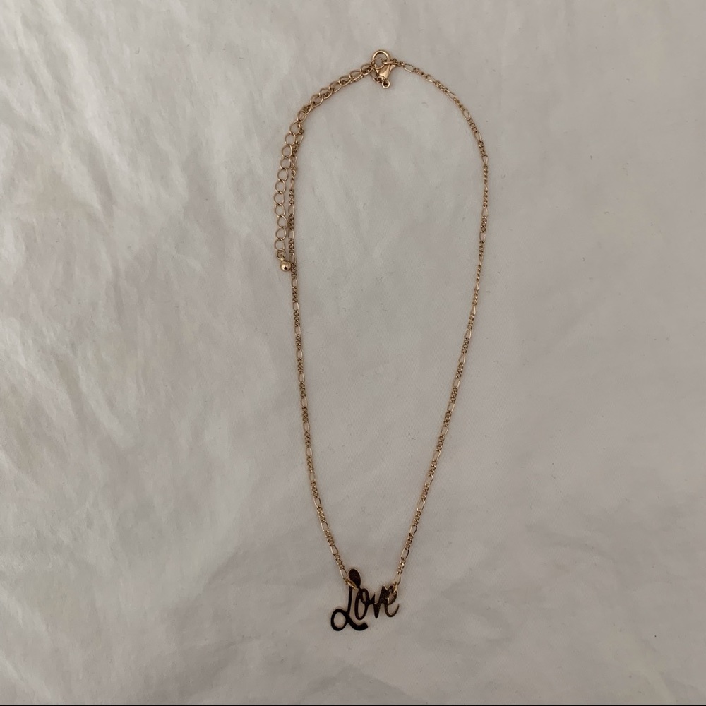Gold Love Necklace